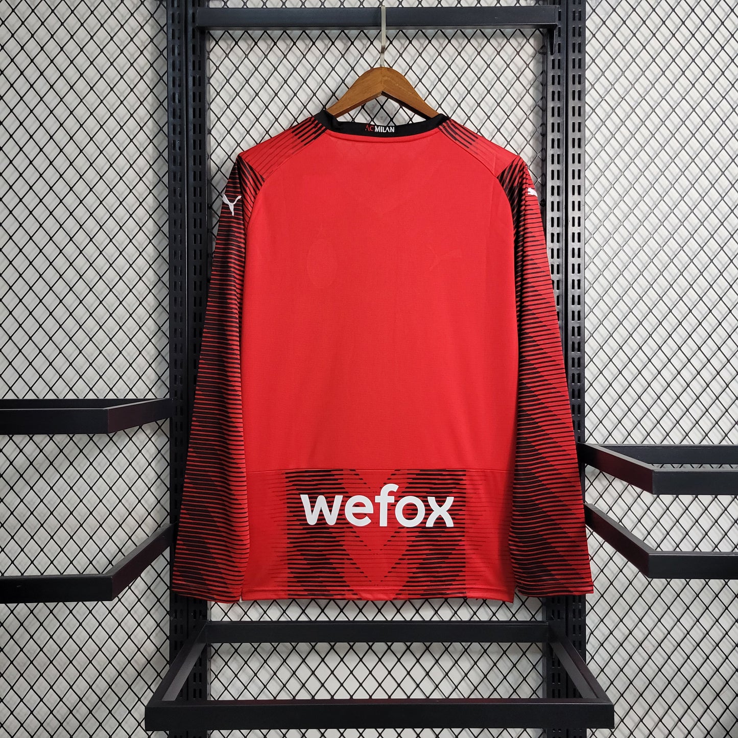 Camisa Milan 1 - Manga Longa - 2023/24