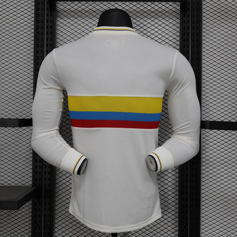 Camisa Colombia - 100º aniversário - Modelo Jogador - Manga Longa