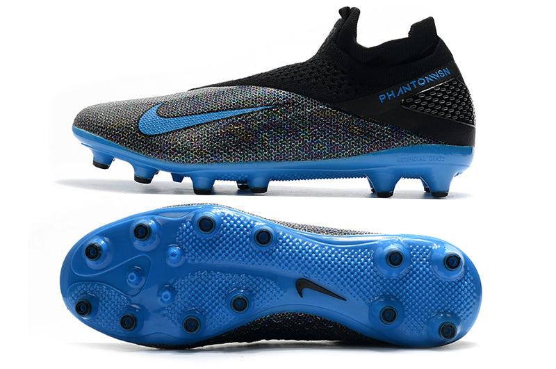 Nike Phantom VSN 2 Elite DF - Preto/Azul - Campo