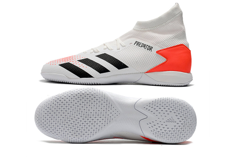 Adidas PREDATOR 20.3 IC - Branco/Laranja - Futsal