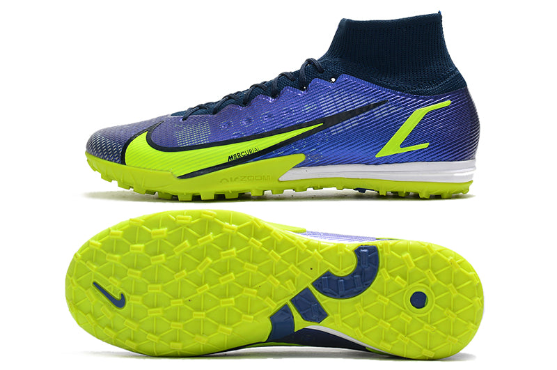 Nike Mercurial Superfly 9 Elite - Roxo e Verde limão - Society