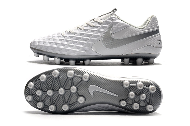 Nike Tiempo Legend VIII Academy - Branco/Prata - Campo