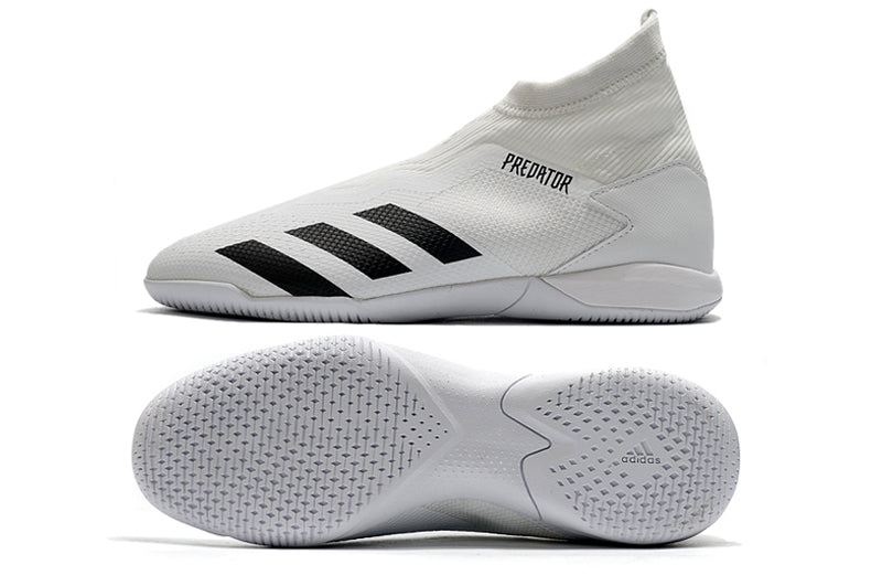 Adidas PREDATOR 20.3 Laceless IN - Branco - Futsal