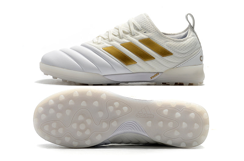 Adidas Copa 20.1 - Branco/ Dourado - Society