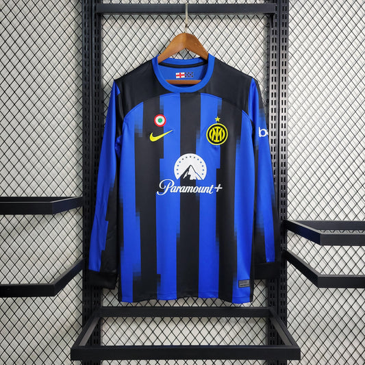 Camisa Inter de Milão 1 - Manga Longa - 2023/24