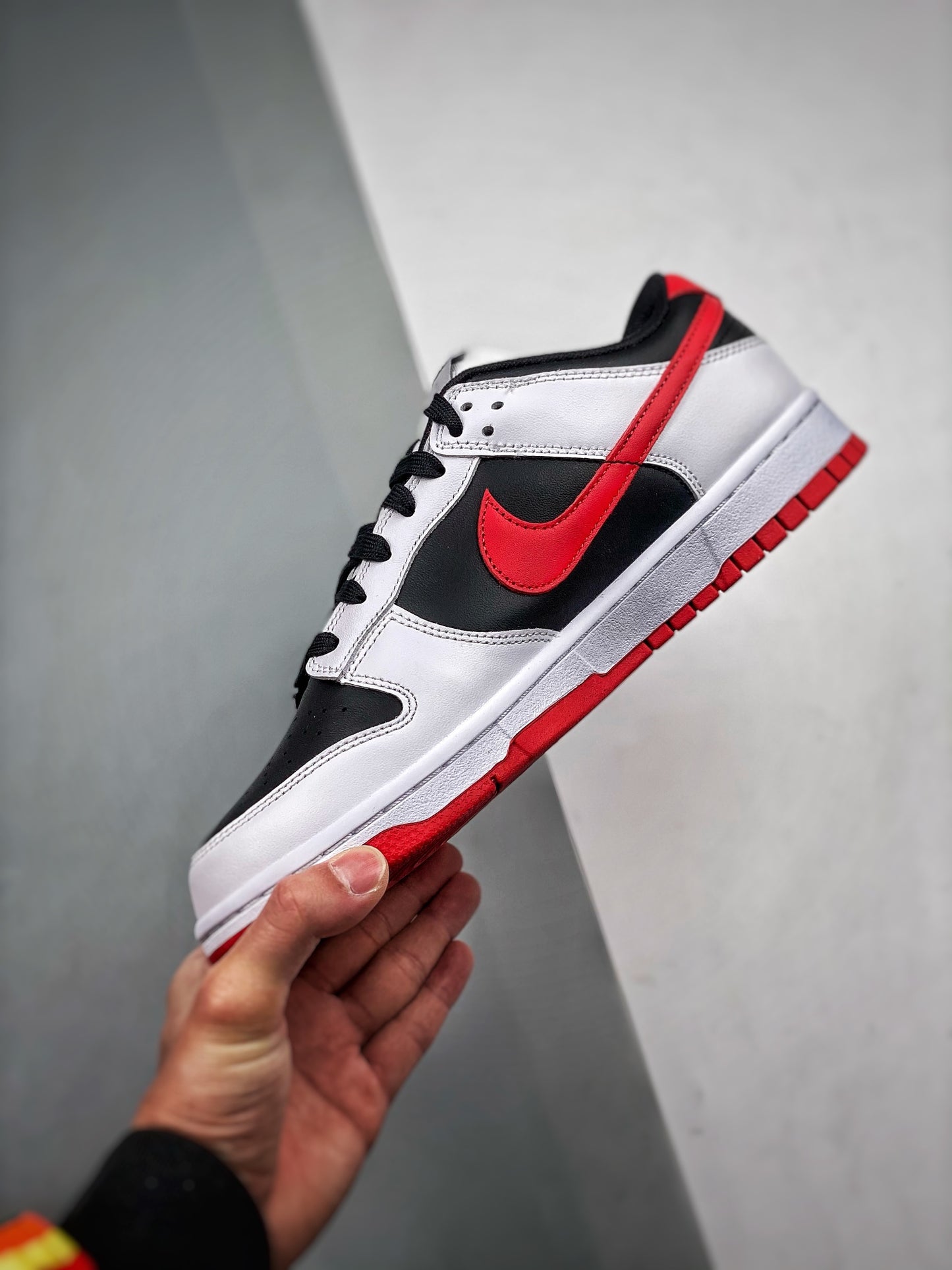 Nike Dunk Low Retro White Black University Red