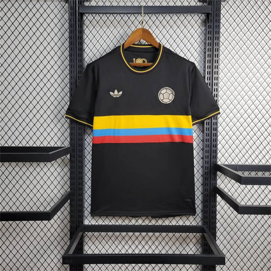 Camisa Colombia - 100º aniversário Black - 2024/25