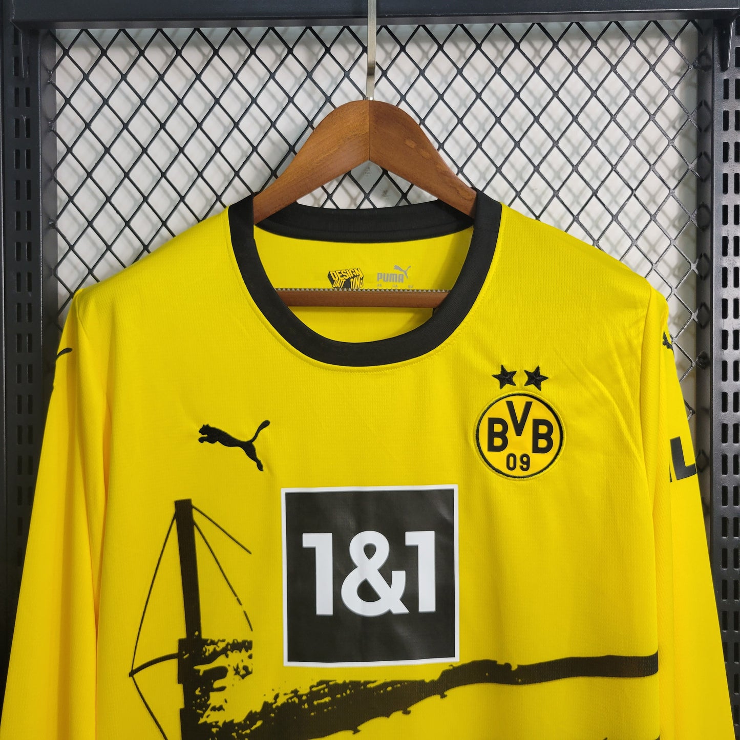 Camisa Borussia Dortmund 1 - Manga Longa - 23/24