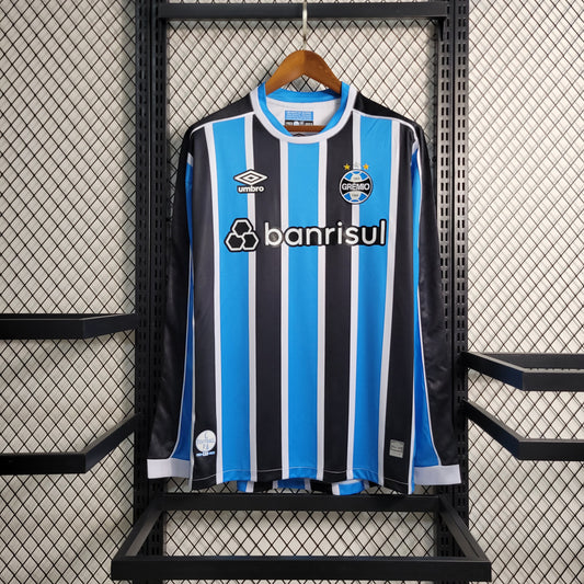 Camisa Grêmio 1 - Manga Longa - 23/24