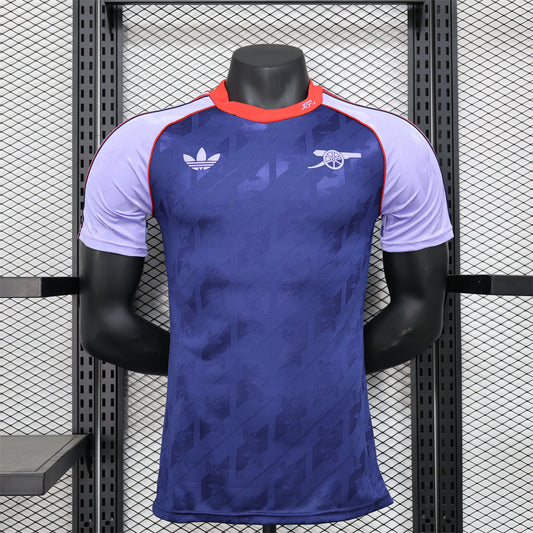 Camisa Arsenal - Retrô Style Royal Blue - Modelo Jogador - 2024/25
