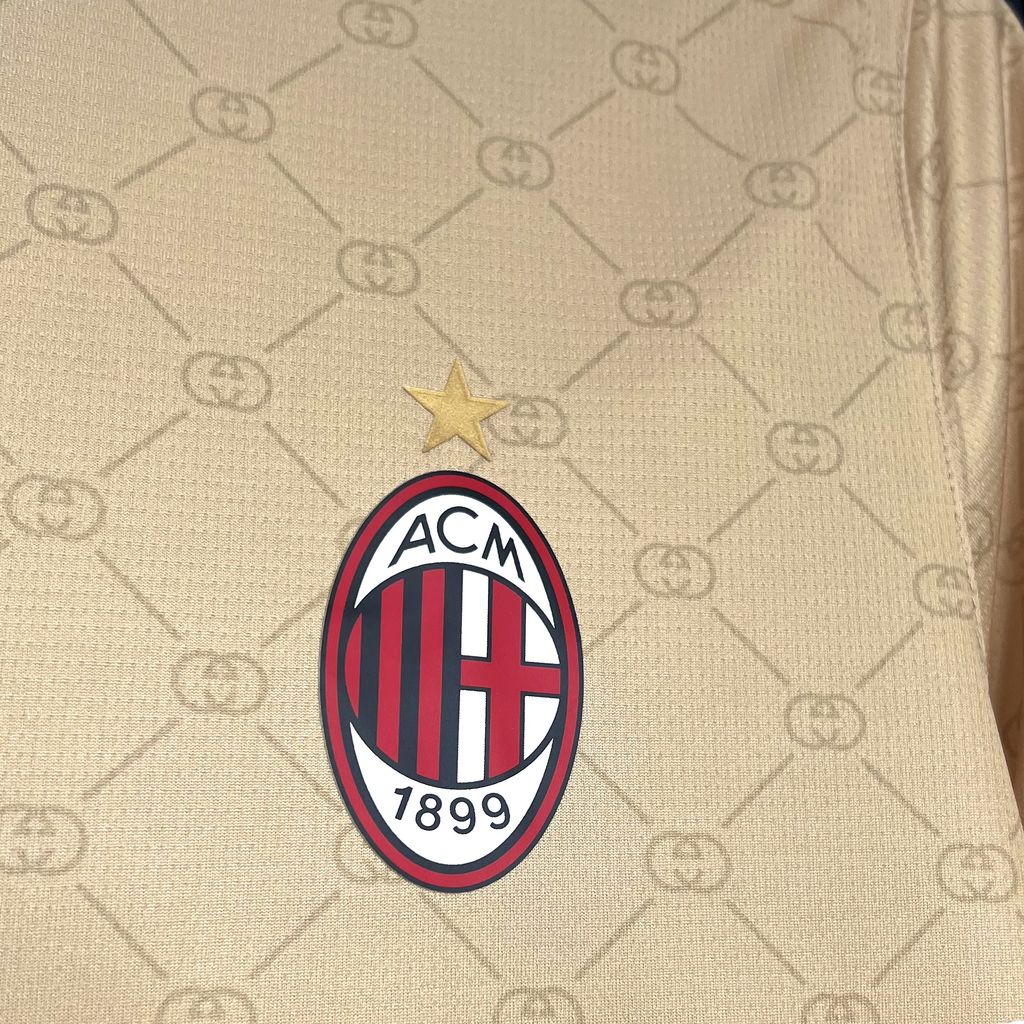 Camisa Milan - Off-white Gold - 2024/25