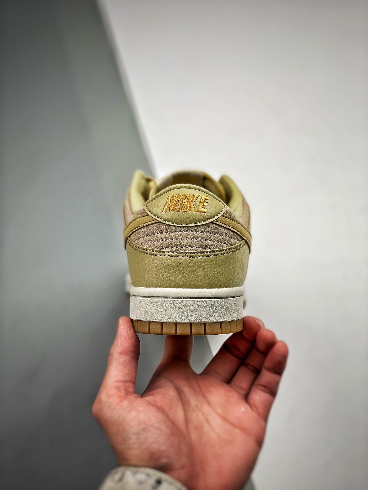 Nike Dunk Low Khaki Suede Gum