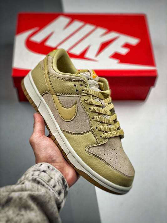 Nike Dunk Low Khaki Suede Gum