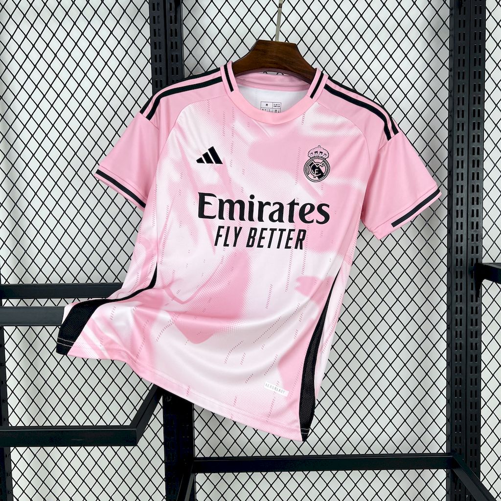 Camisa Real Madrid - Pink White - 2024/25