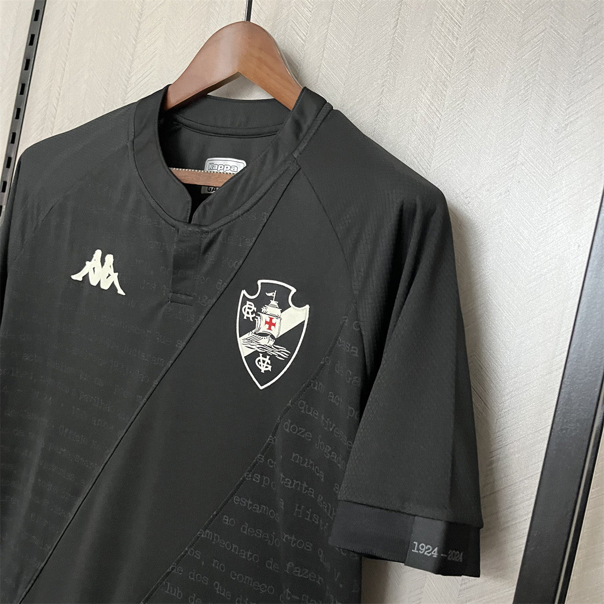 Camisa Vasco Black - 2024/25