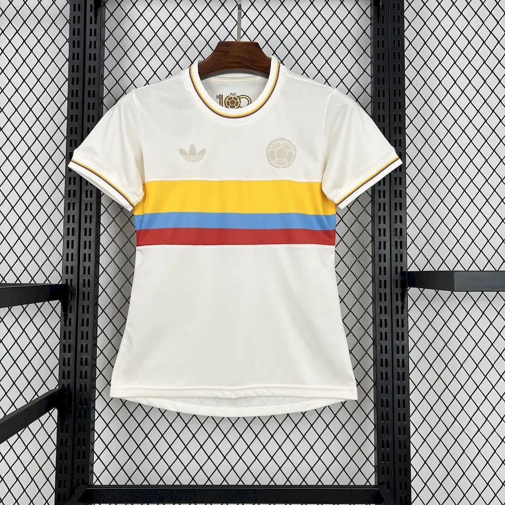 Camisa Colombia - 100º aniversário - Feminina - 2024/25