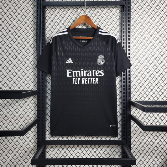 Camisa Real Madrid Goleiro Preto - 2023/24