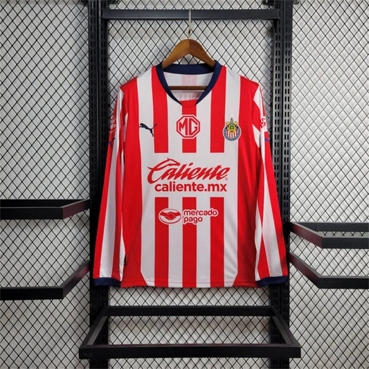 Camisa Chivas Guadalajara 1 - Manga Longa - 2024/25