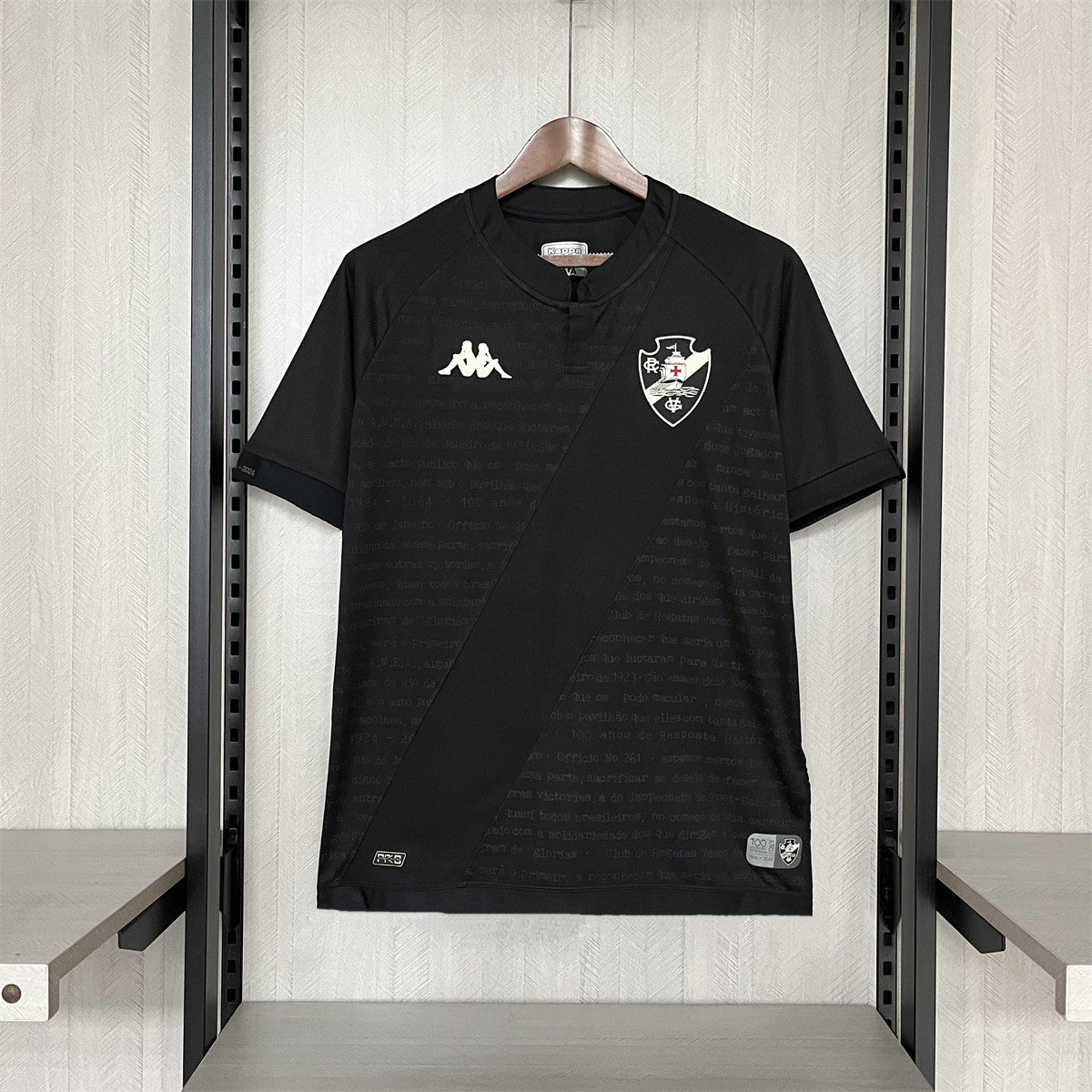 Camisa Vasco Black - 2024/25