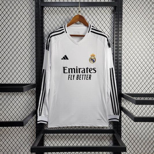 Camisa Real Madrid 1 - Manga Longa - 2024/25