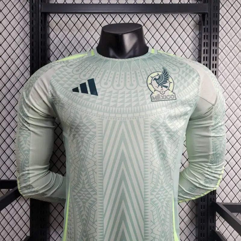 Camisa México 2 - Modelo Jogador - Manga Longa - 2024/25