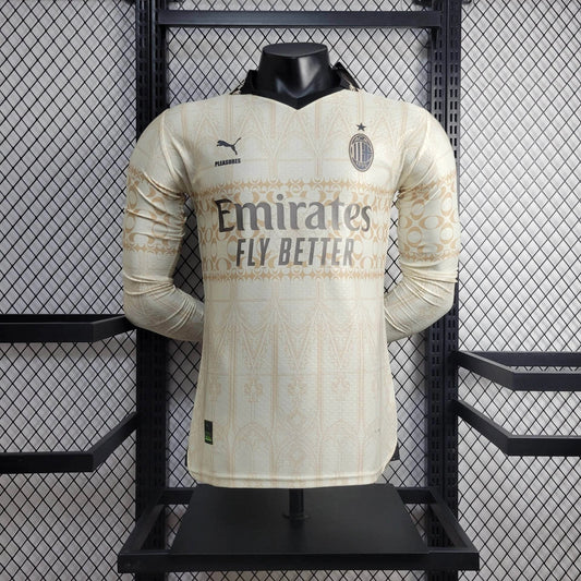 Camisa Milan 4 - Modelo Jogador - Manga Longa - 2024/25