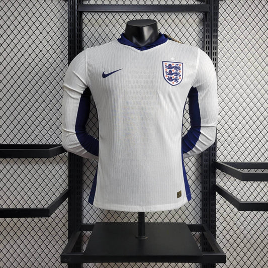 Camisa Inglaterra 1 - Modelo Jogador - Manga Longa - 2024/25