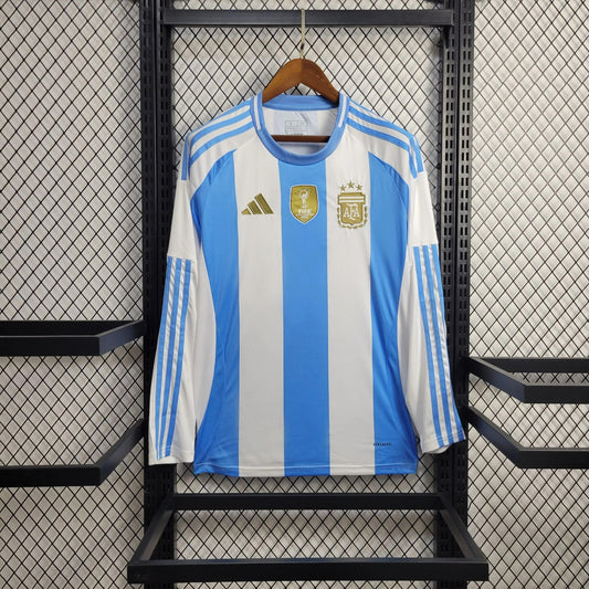 Camisa Argentina 1 - Manga Longa - 2024/25