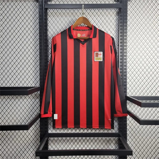 Camisa Milan - Aniversário - Manga Longa - 2024/25