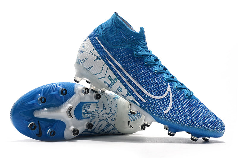 Nike Superfly 7 Elite SE - Flyknit 360 - Azul/Branco - Campo