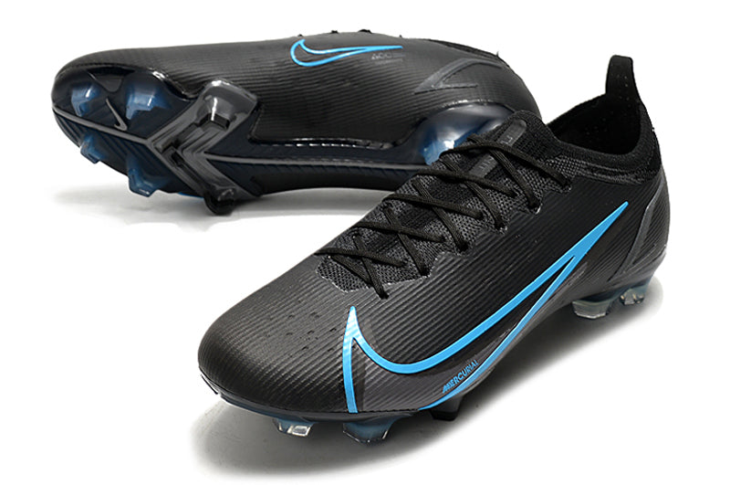 Nike Mercurial Vapor XIV Elite FG - Preto e Azul - Campo