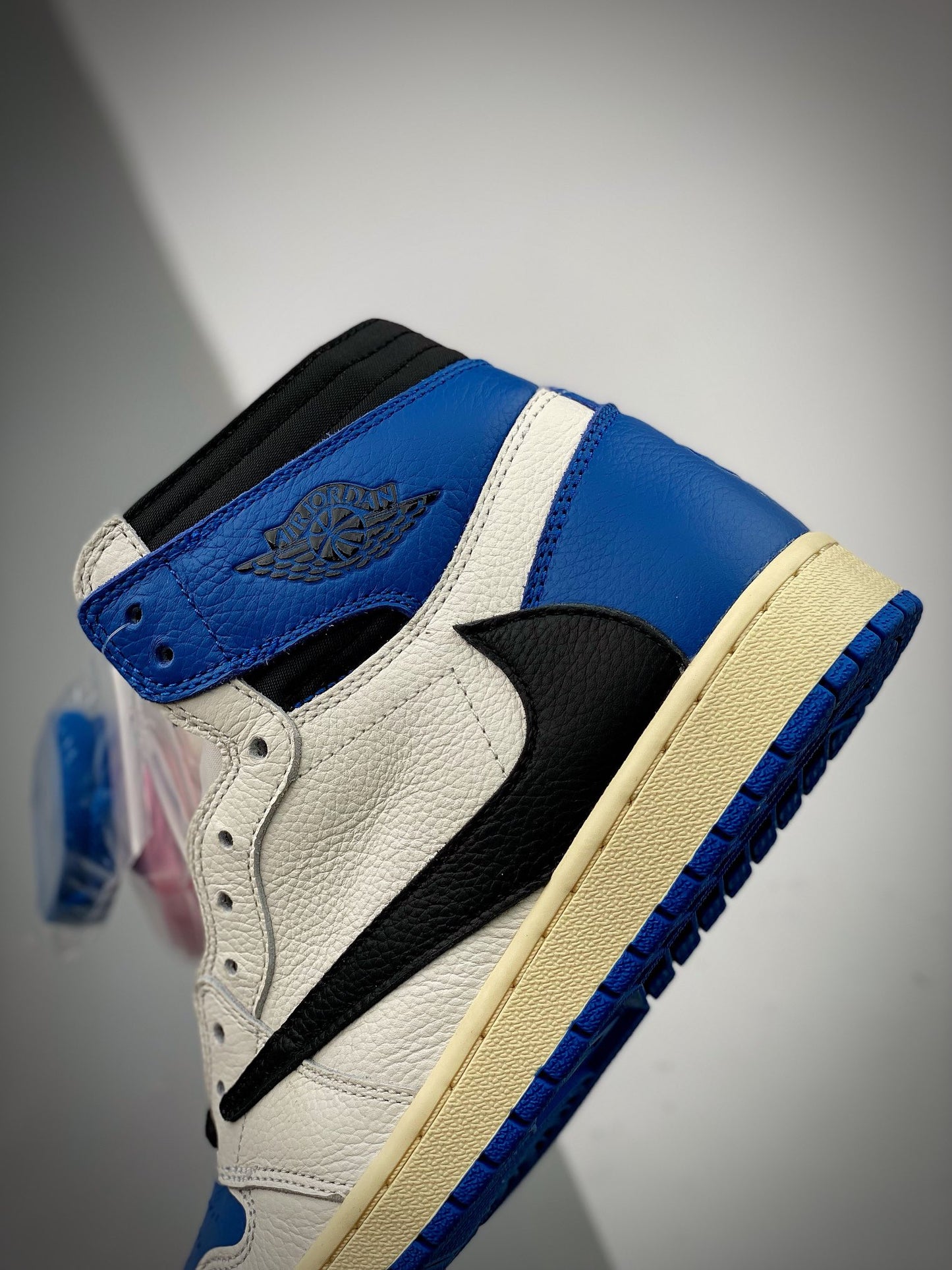 Travis Scott x  Fragment x Air Jordan 1 High "Military Blue"