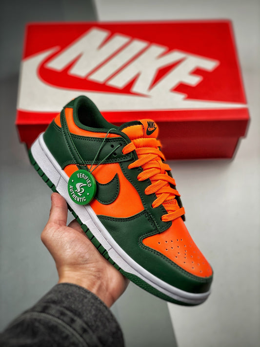 Nike Dunk Low "Miami Hurricanes"