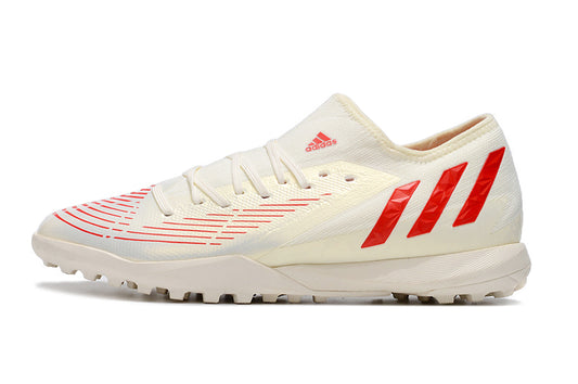 Adidas Predator Edge.3 Low - Bege/Vermelho - Society