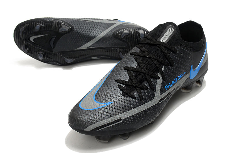 Nike Phantom GT2 Elite - Preto/Azul - Campo