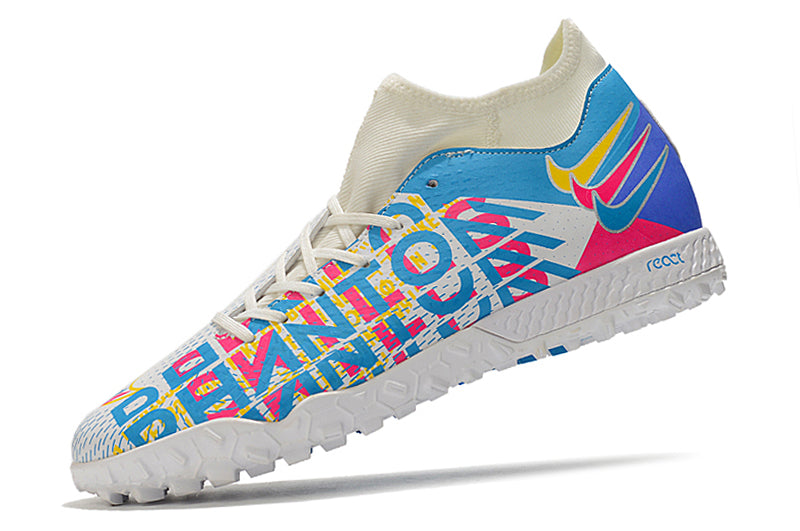 Nike Phantom GT Academy Dynamic Fit - Branco/Azul/Rosa - Society