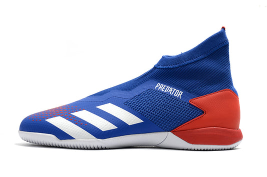 Adidas PREDATOR 20.3 Laceless IN - Azul/Laranja - Futsal