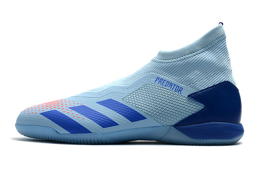 Adidas PREDATOR 20.3 Laceless IN - Azul claro/escuro - Futsal