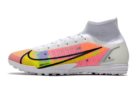 Nike Mercurial Superfly 9 Elite TF - Branco e Rosa - Society