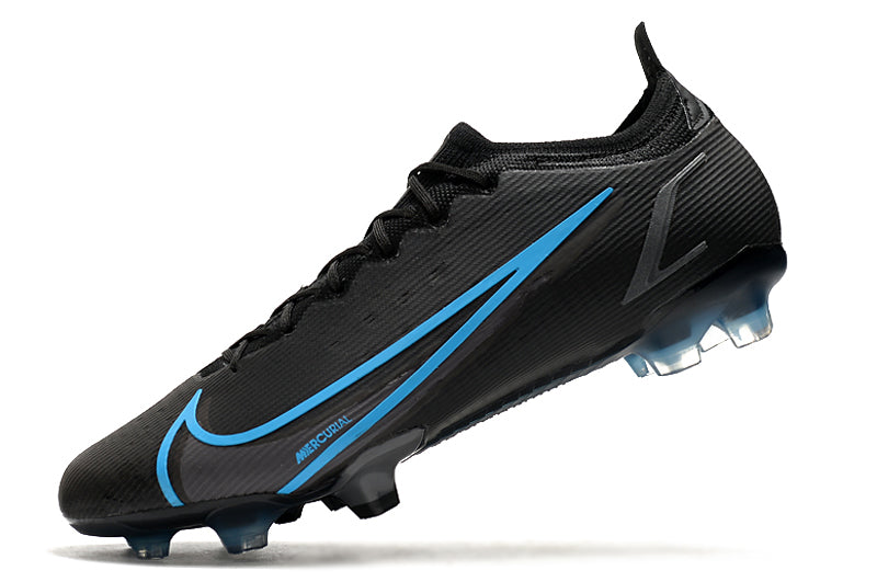 Nike Mercurial Vapor XIV Elite FG - Preto e Azul - Campo