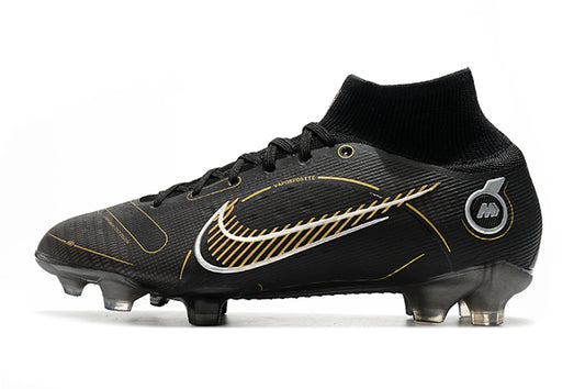 Nike Mercurial Superfly 8 Elite - Preto/Dourado - Campo