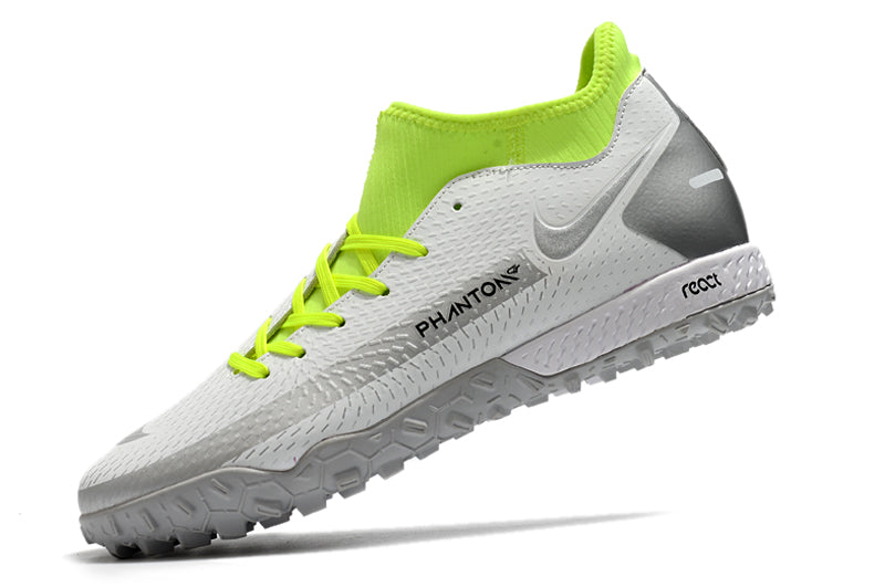 Nike Phantom GT Academy Dynamic Fit - Branco/Prata/Verde - Society