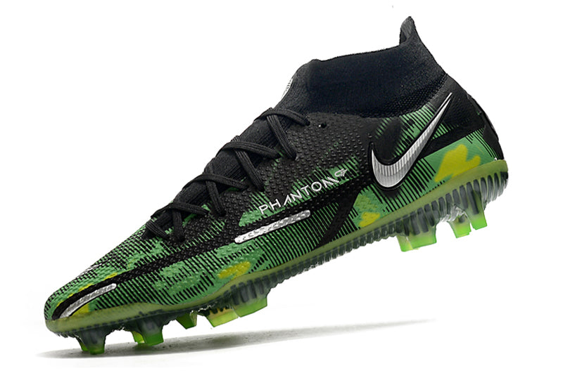 Nike Phantom GT2 Dynamic Fit Elite - Preto/Verde - Campo