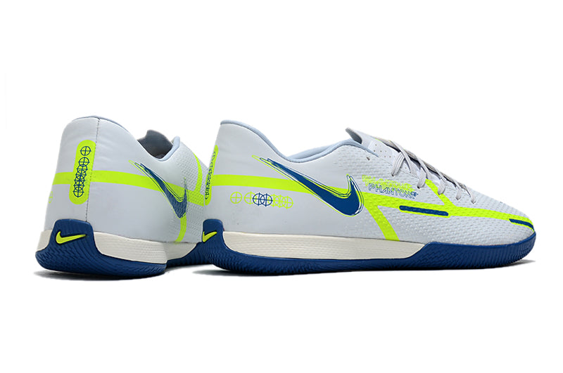 Nike React Phantom GT2 Pro - Branco/Azul - Futsal