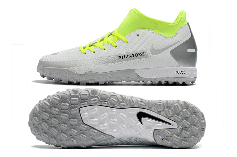 Nike Phantom GT Academy Dynamic Fit - Branco/Prata/Verde - Society