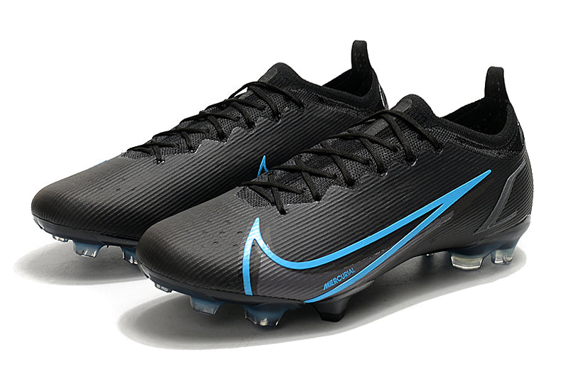 Nike Mercurial Vapor XIV Elite FG - Preto e Azul - Campo