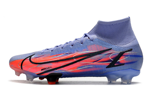 Nike Mercurial Superfly 8 Elite KM - Roxo e Laranja - Campo