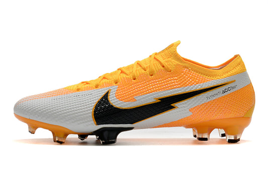 Nike Vapor 13 Elite - Flyknit 360 - Laranja e Branco - Campo