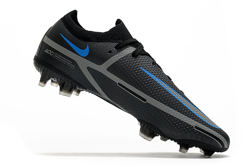 Nike Phantom GT2 Elite - Preto/Azul - Campo