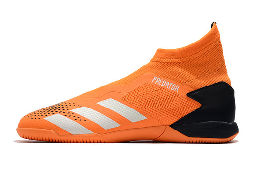 Adidas PREDATOR 20.3 Laceless IN - Laranja/Preto - Futsal